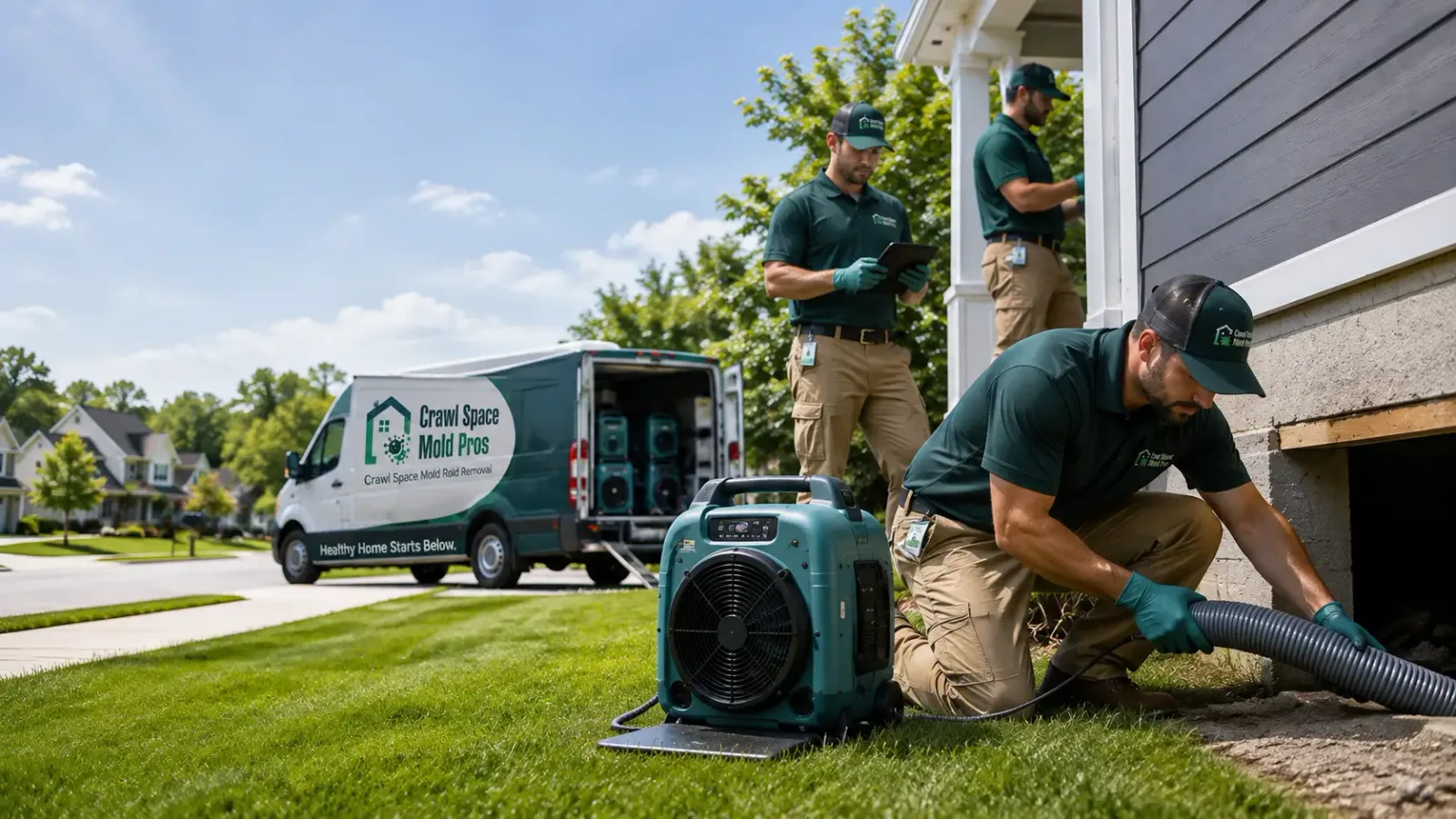 Crawl Space Mold Removal in Matthews, IN